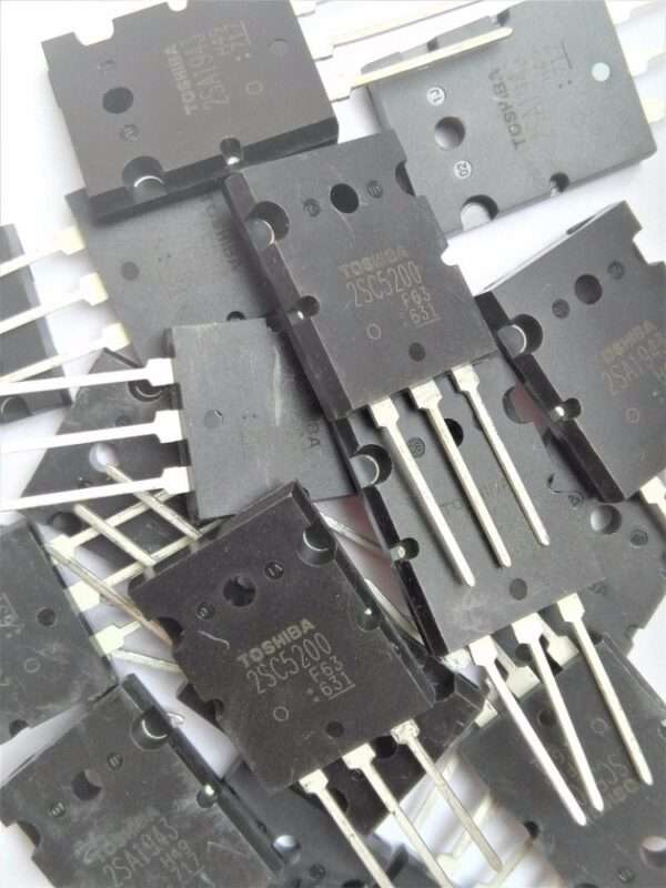 Toshiba 2SA1943 & 2SC5200 MOSFETs – Original Transistors