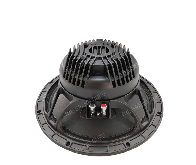 Back view of the 15 Inch 600W RMS speaker showing speaker terminals and sturdy build"