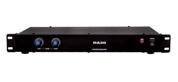 DA20 Audio Distributor ensuring signal clarity without degradation or ground loops.