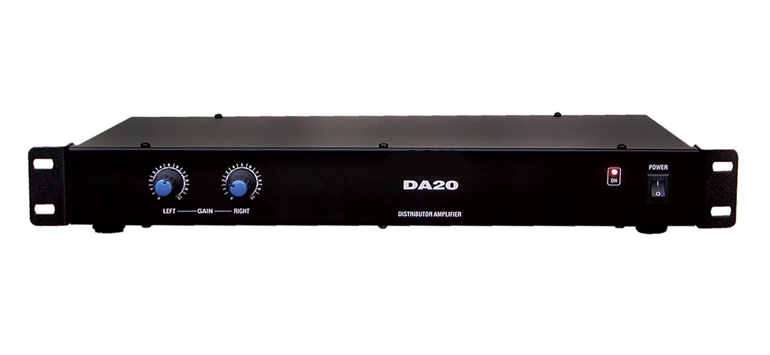 DA20 Audio Distributor ensuring signal clarity without degradation or ground loops.